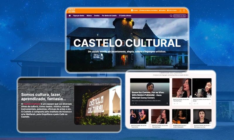 Criação de Portal de notícias e publicações: Castelo Cultural Sorocaba