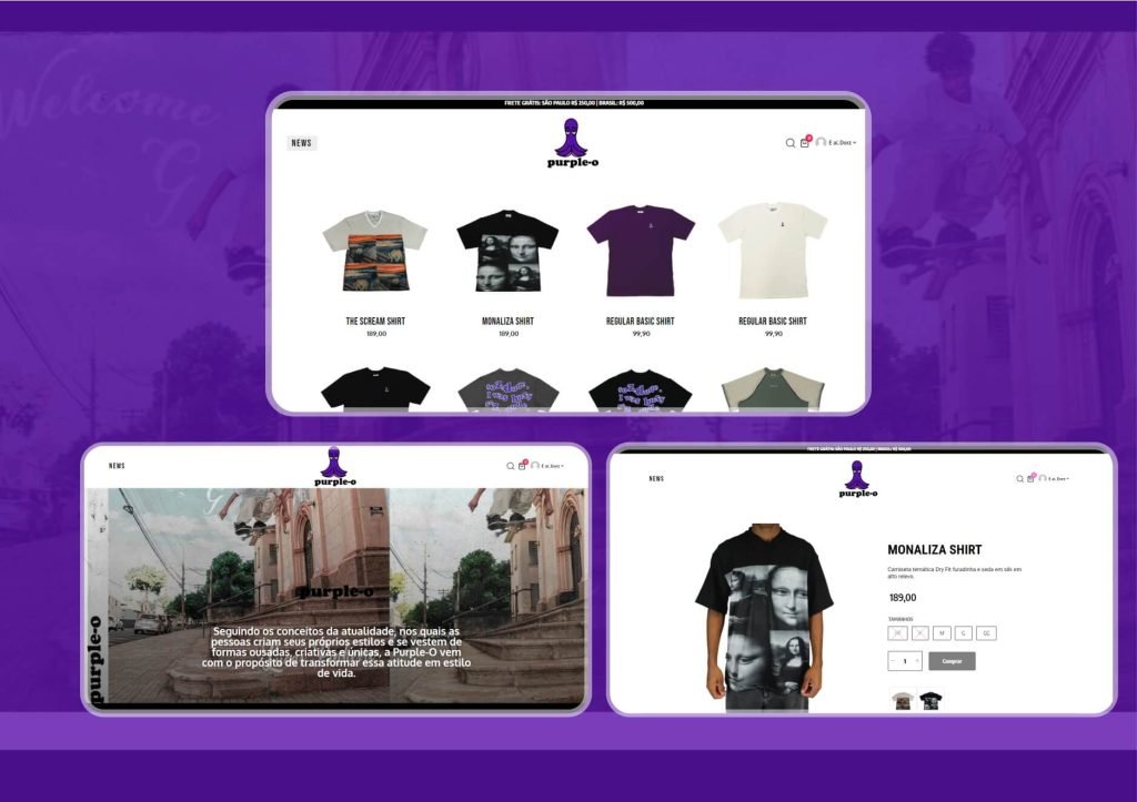 PURPLE-O: A moda sempre molda