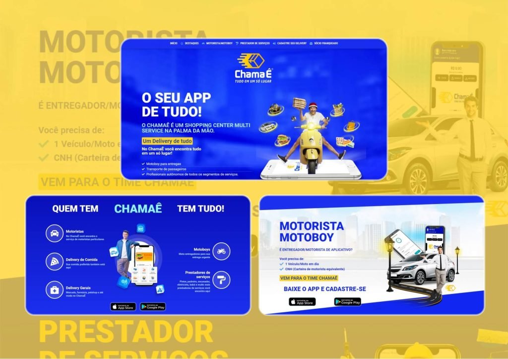 CHAMAE: O App de Tudo e a Landing Page que conecta usuários e parceiros