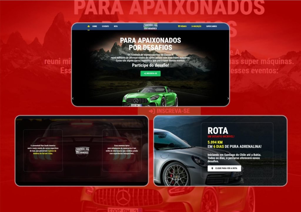 CANNONBALL: Experiências exclusivas e captação de inscritos